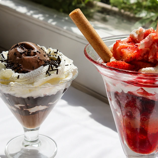 Copas de postres