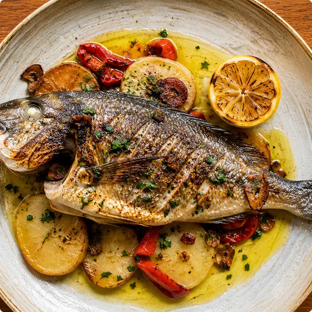 Dorada al horno